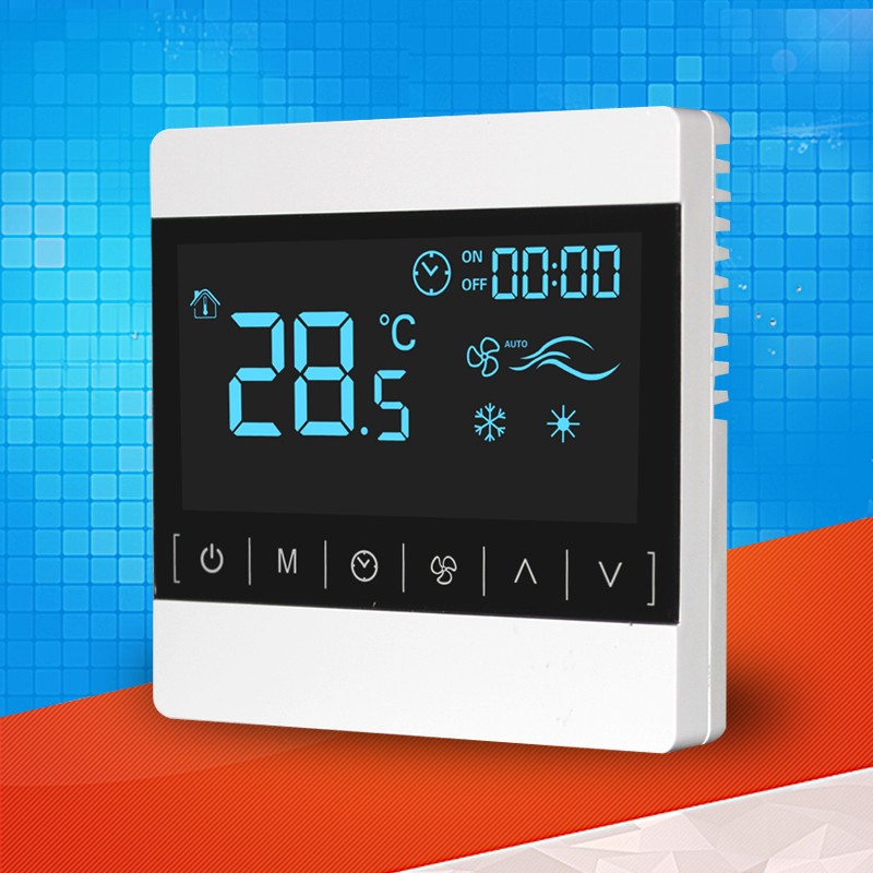 廠家生產(chǎn)的中央空調(diào)溫控器風(fēng)機(jī)盤管開關(guān)功能效果